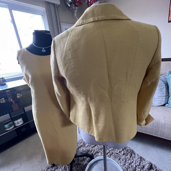 KASPER Separates Blazer Jacket Dress Suit Size 12 Linen Blend 2 Pc Set Career - Picture 7 of 13